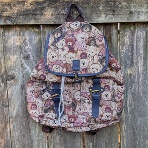 Last chance - donating - cute teddy bear backpack